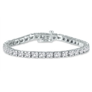 5 Carat TW Classic Diamond Tennis Bracelet in 14K White Gold- BRF57886
