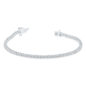 3 Carat TW Diamond Tennis Bracelet in 14K White Gold- BRF60890