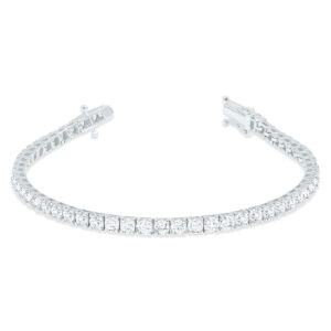 7 Carat TW Diamond Tennis Bracelet in 14K White Gold- BRF60894