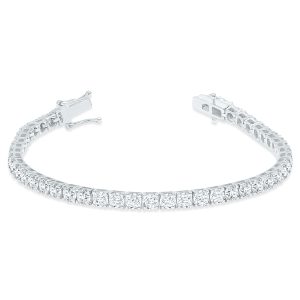 9 Carat TW Diamond Tennis Bracelet in 14K White Gold- BRF60896