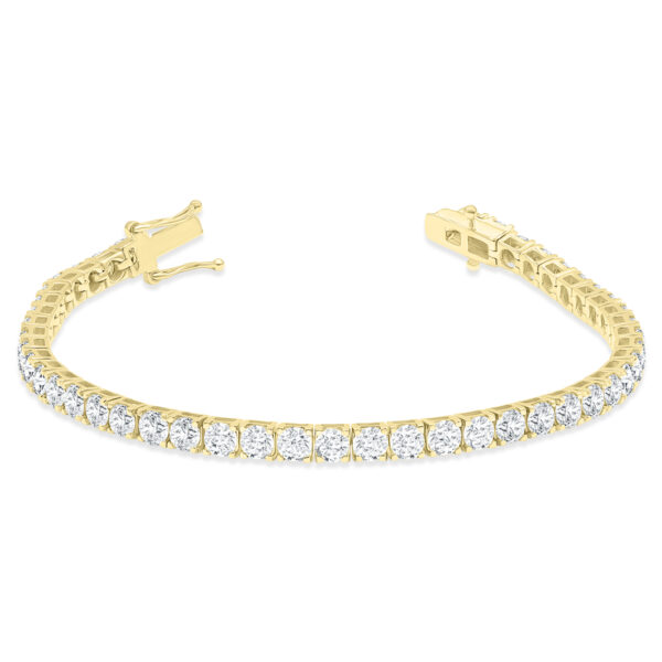 9 Carat TW Diamond Tennis Bracelet in 14K Yellow Gold- BRF60906