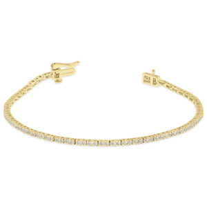 1 Carat TW Lab Grown Diamond Tennis Bracelet in 14K Yellow Gold- BRF61951LD