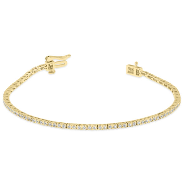 1 Carat TW Lab Grown Diamond Tennis Bracelet in 14K Yellow Gold- BRF61951LD