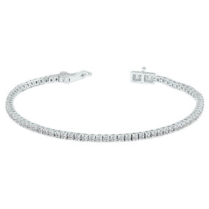 2 Carat TW Lab Grown Diamond Tennis Bracelet in 14K White Gold- BRF61952LD