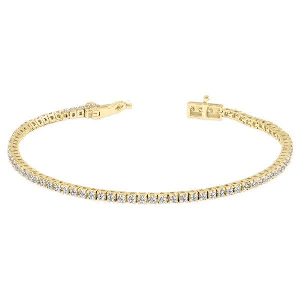 2 Carat TW Lab Grown Diamond Tennis Bracelet in 14K Yellow Gold- BRF61953LD