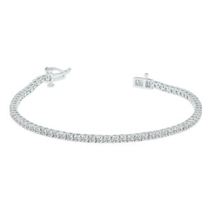 3 Carat TW Lab Grown Diamond Tennis Bracelet in 14K White Gold- BRF61954LD