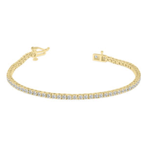4 Carat TW Lab Grown Diamond Tennis Bracelet in 14K Yellow Gold- BRF61957LD