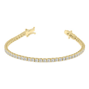 5 Carat TW Lab Grown Diamond Tennis Bracelet in 14K Yellow Gold- BRF61959LD