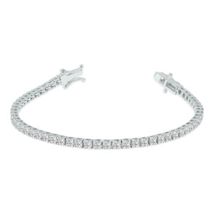 6 Carat TW Lab Grown Diamond Tennis Bracelet in 14K White Gold- BRF61960LD