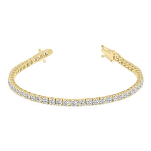 7 Carat TW Lab Grown Diamond Tennis Bracelet in 14K Yellow Gold- BRF61963LD