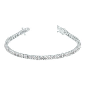 8 Carat TW Lab Grown Diamond Tennis Bracelet in 14K White Gold- BRF61964LD