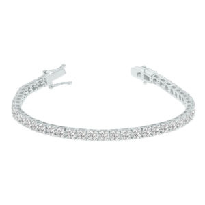 9 Carat TW Lab Grown Diamond Tennis Bracelet in 14K White Gold- BRF61966LD