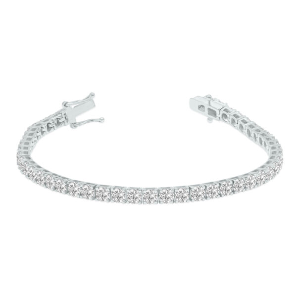 10 Carat TW Lab Grown Diamond Tennis Bracelet in 14K White Gold- BRF61968LD