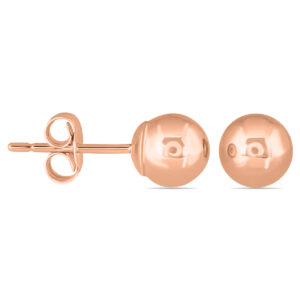 10K Rose Gold 4mm Ball Stud Earrings- ERF562345