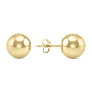 9MM 14K Yellow Gold Filled Round Ball Earrings- ERF56713