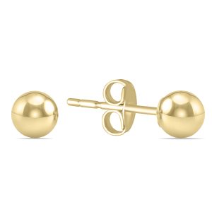 3MM 14K Yellow Gold Filled Round Ball Earrings- ERF60861