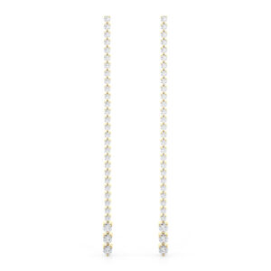 2 1/4 CTW Diamond Dangle Earrings in 14K Yellow Gold- ERF62350