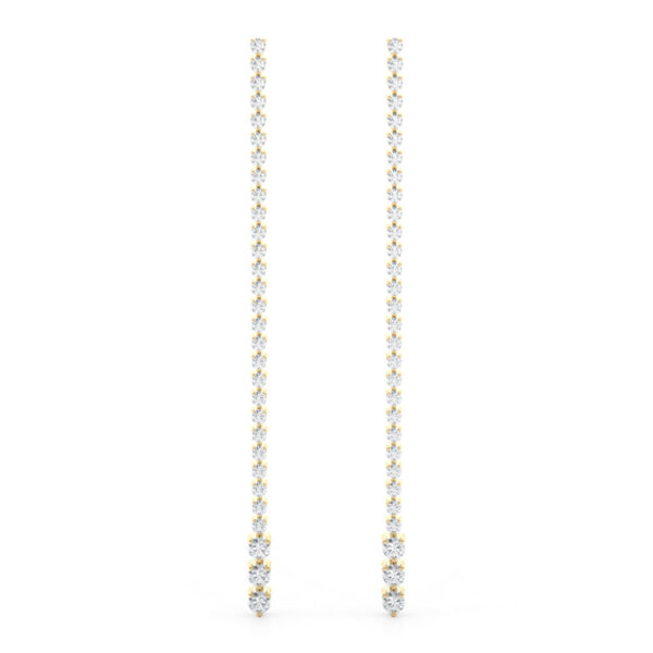 2 1/4 CTW Diamond Dangle Earrings in 14K Yellow Gold- ERF62350
