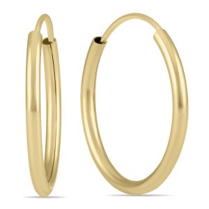 16MM Endless Hoop Earring 14k Yellow Gold- ERH56475