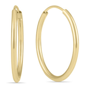 18MM Endless Hoop Earring 14k Yellow Gold- ERH56476