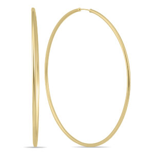 70MM Endless Hoop Earrings 14k Yellow Gold- ERH56495