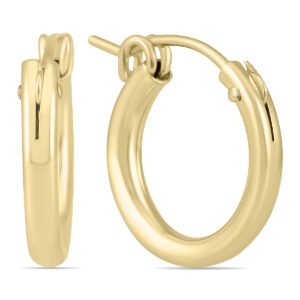 14K Yellow Gold Filled Hoop Earrings (15mm)- ERH56497