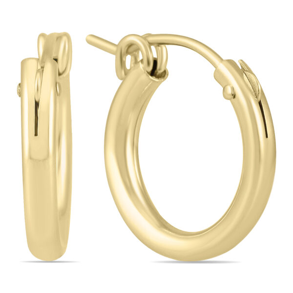 14K Yellow Gold Filled Hoop Earrings (15mm)- ERH56497