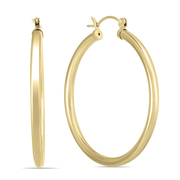 40mm 14K Yellow Gold Filled Hoop Earrings- ERH58572