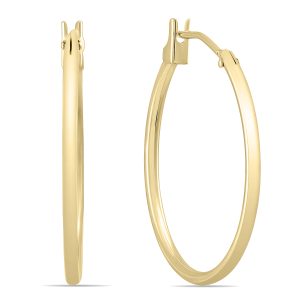 14K Yellow Gold 21MM Hoop Earrings (1.5MM Gauges)- ERH60310