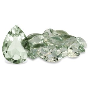 5.10 Carat Pear Shape Green Amethyst Gemstone- LGS51631GA