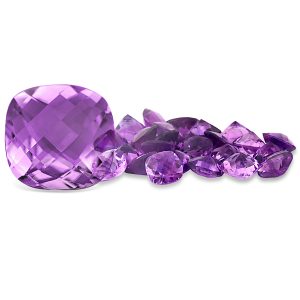 3 1/4 Carat Cushion Cut Amethyst Gemstone- LGS51634AM