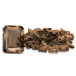 3.15 Carat Emerald Cut Smokey Quartz Gemstone- LGS51761SQ