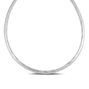 Choker Necklace in.925 Sterling Silver- PDF57220