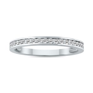 1/5 Carat TW Diamond Band in 10K White Gold- RGF12519