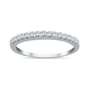 1/3 Carat TW Diamond Wedding Band in 14K white Gold- RGF50592