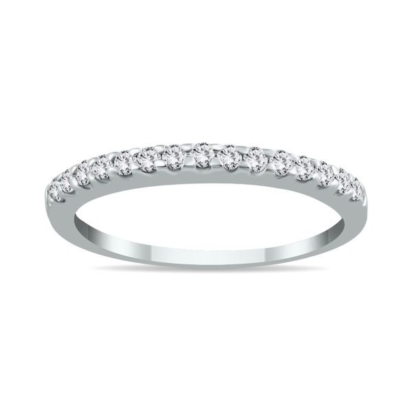 1/3 Carat TW Diamond Wedding Band in 14K white Gold- RGF50592