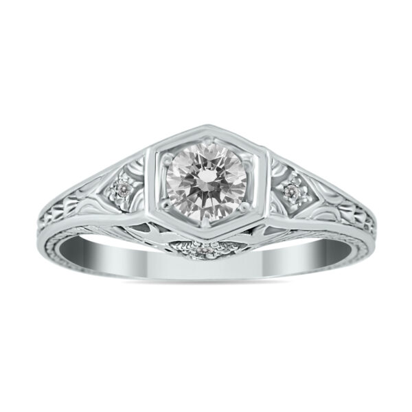 1/3 Carat TW Diamond Ring in 14K White Gold- RGF51262
