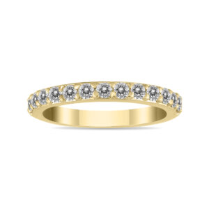 1/2 Carat TW Diamond Wedding Band in 10K Yellow Gold- RGF51662