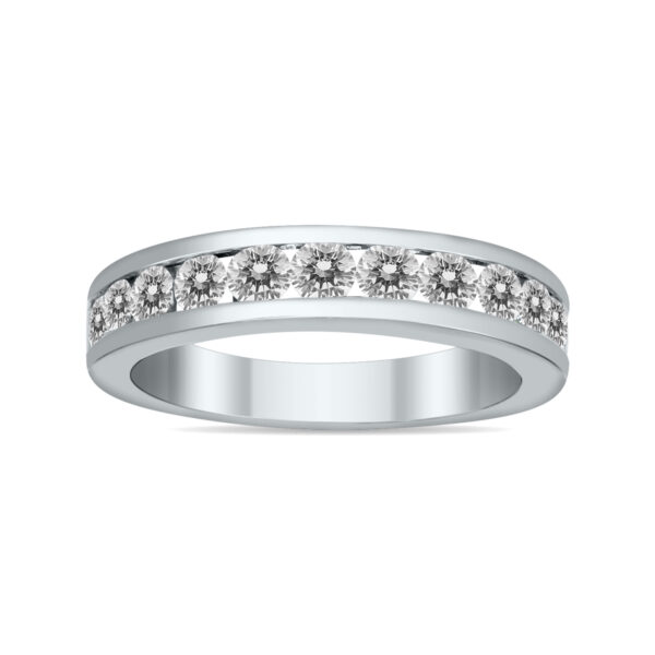 1 Carat TW Channel Set Diamond Band in 10K White Gold- RGF51721