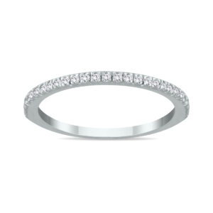 1/8 Carat TW Diamond Wedding Band in 14K White Gold- RGF54044