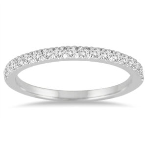 1/4 Carat TW Diamond Wedding Band in 14K White Gold- RGF55020
