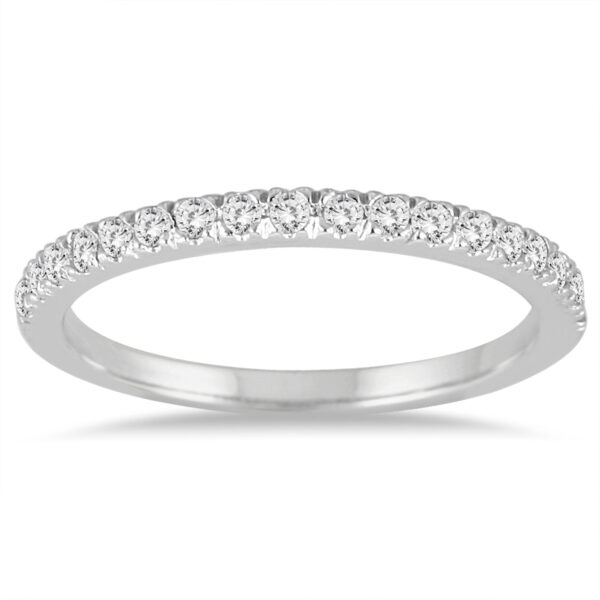 1/4 Carat TW Diamond Wedding Band in 14K White Gold- RGF55020