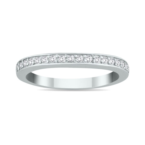 1/4 Carat TW Diamond Wedding Band in 14K White Gold- RGF55120