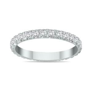 1 3/8 Carat TW Diamond Eternity Wedding Band in 14K White Gold- RGF55329