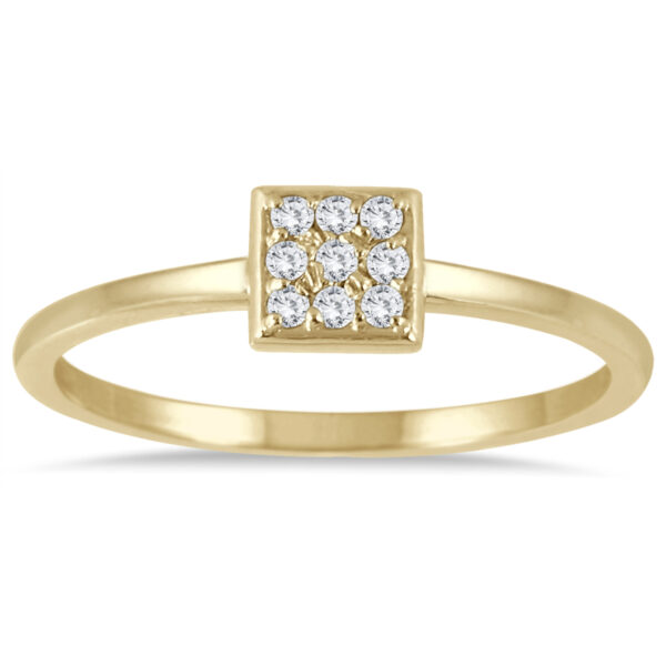Stackable Diamond Ring 14k Yellow Gold- RGF562421