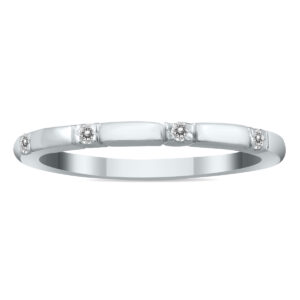 Stackable Diamond Ring in 10k White Gold- RGF56522