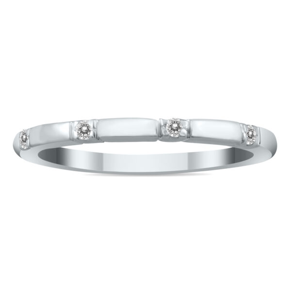 Stackable Diamond Ring in 10k White Gold- RGF56522