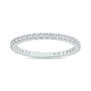 14K White Gold Diamond Eternity Band (.48 -.57 CTW)- RGF56716