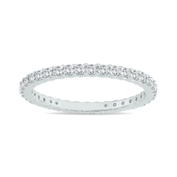 14K White Gold Diamond Eternity Band (.48 -.57 CTW)- RGF56716