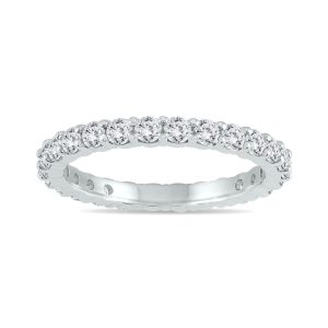AGS Certified Diamond Eternity Band in 14K White Gold (1.15 - 1.40 CTW)- RGF56718